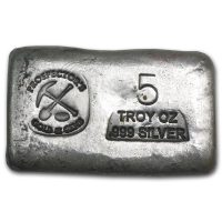 5 Oz Hand Poured Silver Bar